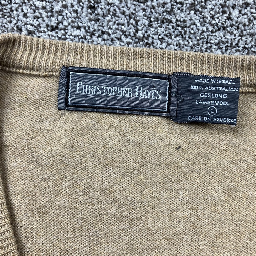 Vintage Christopher Hayes Sweater Adult Large 100% Geelong Australian Wool - Picture 2 of 8